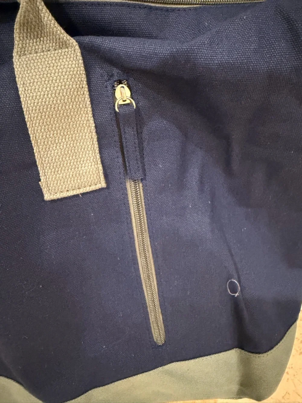 Tommy Bahama Navy and Gray Travel Duffel